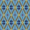 sarong pattern design from geometric shapes. Royalty Free Stock Photo