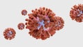 SARS-CoV-2 Coronavirus Variant Omicron. cell delta and MU variant of interest(VOI),B.1.621,B.1.1.529,C.37.COVID 19