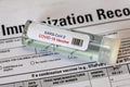 SARS-CoV-2 Covid-19 Vaccine on Immunization Record