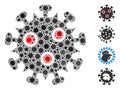 SARS Virus Mosaic of CoronaVirus Elements