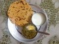 Punjabi Traditional Food Sarso da Saag Royalty Free Stock Photo