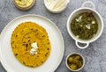 Makki di roti - sarson ka saag Royalty Free Stock Photo