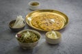 Makki di roti - sarson ka saag Royalty Free Stock Photo