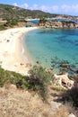 Sarti beach, Chalkidiki, Sithonia, Greece Royalty Free Stock Photo