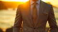 Sartorial seal in a pinstripe suit Royalty Free Stock Photo