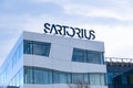 Sartorius company building, biopharmaceutical industry and laboratory, drug development, laboratory and pharmaceutical equipment,