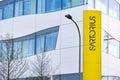 Sartorius company building, biopharmaceutical industry and laboratory, drug development, laboratory and pharmaceutical equipment,