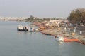 Saryu river ghats in Ayodhya Dhaam at Ayodhya, Uttar Pradesh, india Royalty Free Stock Photo