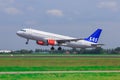 SAS Airbus A320 take-off