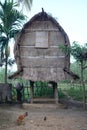 Sasak tribe house in Ende Traditional Village, Lombok.