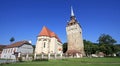 Saschiz fortified church in Transylvania, Romania.