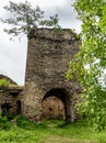 Saschiz fortress walls