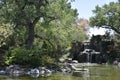 Sasebo Japanese Garden in Summer Royalty Free Stock Photo