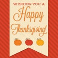 Sash Happy Thanksgiving card