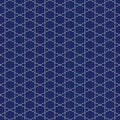 Sashiko motif. Seamless pattern. Abstract weaving.