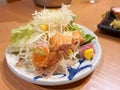 Sashimi Salad meal