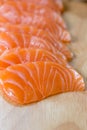 Sashimi, Salmon, Japanese food Royalty Free Stock Photo