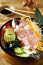 Sashimi trout, asian japaniese food Royalty Free Stock Photo