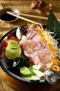 Sashimi trout, asian japaniese food