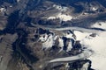 Saskatchewan Gletscher,Athabasca-Glacier, Columbia Icefields, Alberta,Kanada Royalty Free Stock Photo
