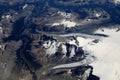 Saskatchewan Gletscher,Athabasca-Glacier, Columbia Icefields, Alberta,Kanada Royalty Free Stock Photo