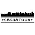 Saskatoon Skyline City Icon Vector Art Design