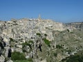 The Sassi and the canyon of Matera Royalty Free Stock Photo