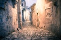 Sassi,historic center of the city Matera in Italy Royalty Free Stock Photo