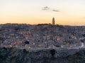 The Sassi of Matera at the sunset, Matera, Italy