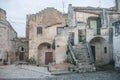 Sassi of old town of Matera, Basilicata Royalty Free Stock Photo