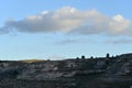 View of the old city of Matera, also known as \