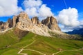 Sassolungo group in Dolomites