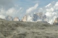 Sassolungo Group in Italian Dolomites