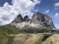 Sassolungo and Sassopiatto, Sellaronda bikeday, Trentino Dolomite