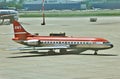 SAT Flug Sud Aviation SE-210 Caravelle D-ABAP CN 235 after landing on May 1, 1980.