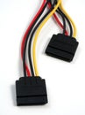 SATA power cables horizontal