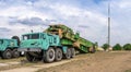 Satan rocket transporter in Soviet Strategic Nuclear Forces Museum, Ukraine