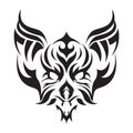 satan tattoo. Vector illustration decorative design