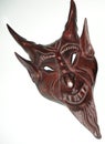 Satanic mask wooden