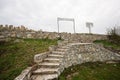 Sataniv, Ukraine - October 23, 2022: Jewish cemetery