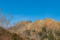 Satansky hreben mountain ridge in autumn High Tatras mountains in Slovakia