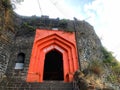 Shivaji Mahadarwaja entrance of Sajjangad fort.