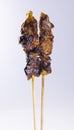 Satay. Asian cuisine - Satay on background