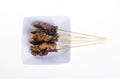 Satay. Asian cuisine - Satay on background