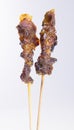 Satay. Asian cuisine - Satay on background