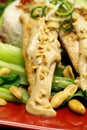 Satay Chicken Royalty Free Stock Photo