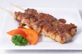 Satay chicken. Royalty Free Stock Photo