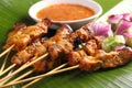 Satay Royalty Free Stock Photo