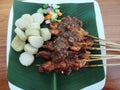Indonesian Food - Sate Ayam or Chicken Sate