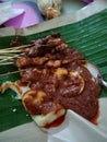 Sate from indonesia Royalty Free Stock Photo